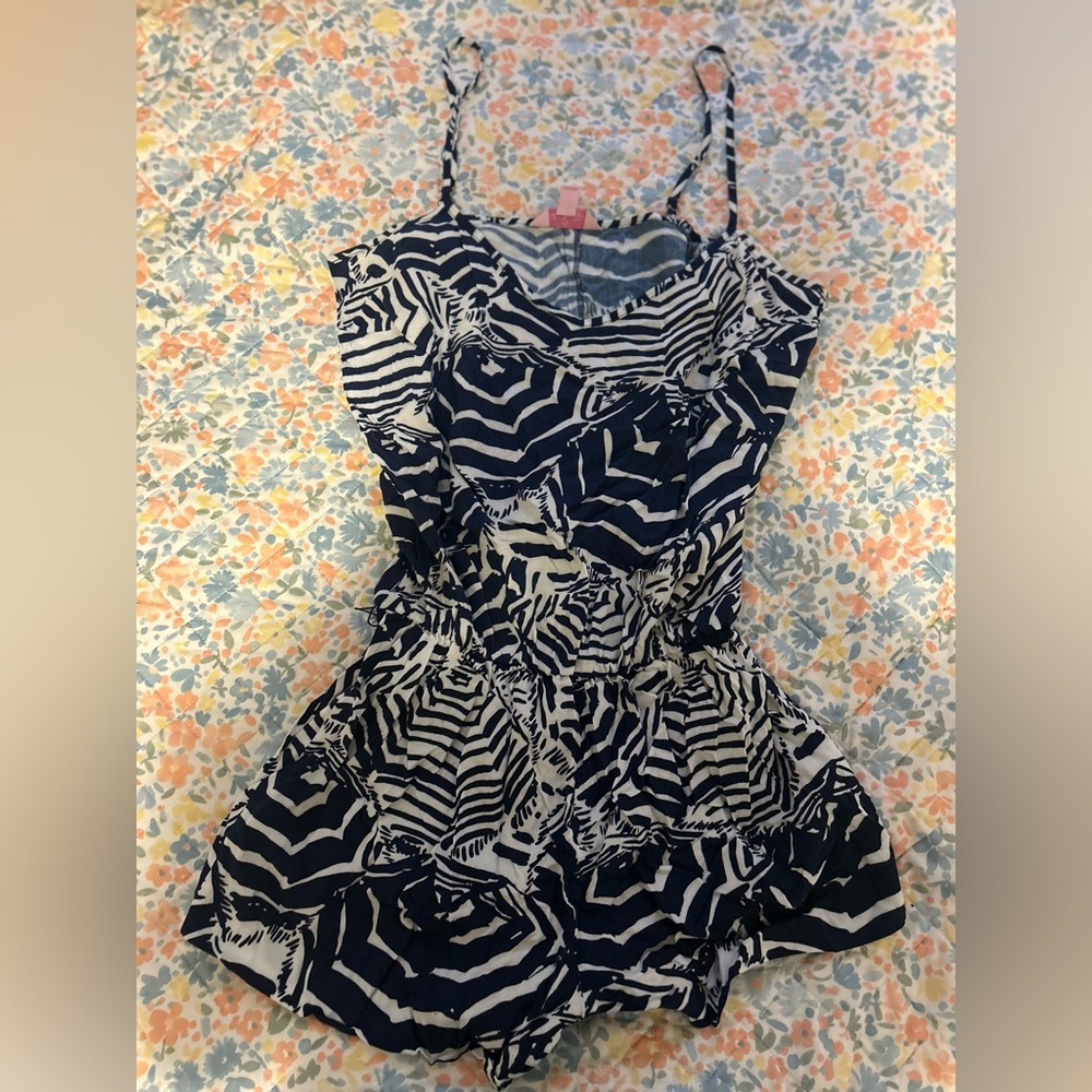 Lilly Pulitzer Romper Size Small Navy
